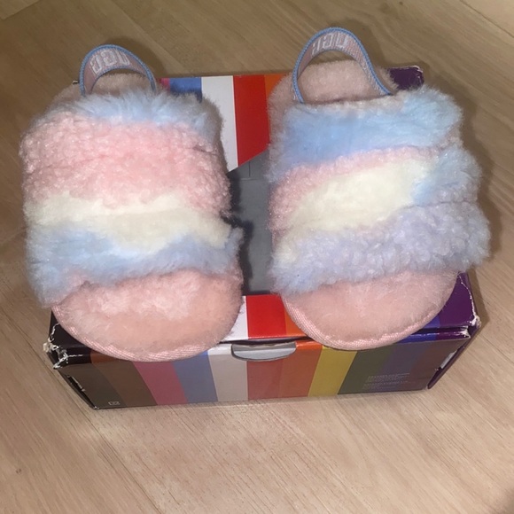 UGG Other - UGG Baby Fluff Yeah Slide Cali Collage
